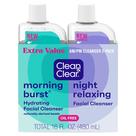 Limpadores de rosto Clean & Clear Day & Night 2x240 ml sem óleo