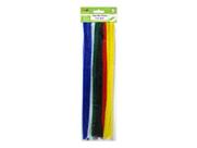 Limpadores de tubos Chenille Stems Krafty Kids GC024I 6 mm x 30 cm
