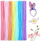 Limpadores de tubos Zlulary Craft Supplies 100 unidades em cores variadas