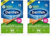 Limpadores interdentais DenTek Easy Brush Mint 16 unidades (pacote com 2) Limpadores interdentais DenTek Easy Brush Mint 16 unidades (pacote com 2)