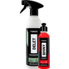 Limpeza de alta performace delet revitalizador de pneus shiny vonixx Limpeza de alta performace delet revitalizador de pneus shiny vonixx