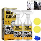Limpiador de espuma iekufes, 2 piezas de 60 ml para interiores y asientos de auto