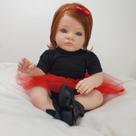 Linda Bebê Reborn Ruiva Pronta Entrega