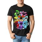 Linda Camiseta Poppy Playtime Camisa 100% Algodão infantil e adulto Blusa