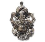 Linda Estátua de Ganesha Divindade do Sucesso Cobre 7 cm