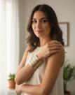 Linda Pulseira Bracelete Dourada Larga Egípcia Bijuteria
