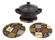 Lindo Descanso De Panela 3 Peças Estampas Envio Imediato Lindo Descanso De Panela 3 Peças Estampas Envio Imediato