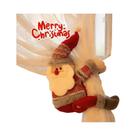 Lindo Enfeite De Natal Papai Noel Para Lustre, Cortina E Pingente De Presente