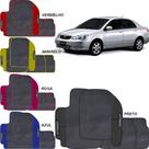 Lindo jogo tapete 4 peças carro automotivo na cor amaerlo azul preto rosa vermelho toyota corolla 2