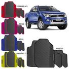 LINDO JOGO TAPETE 4 PEÇAS CARRO AUTOMOTIVO NA COR AMARELO AZUL PRETO ROSA VERMELHO Ford Ranger 2015