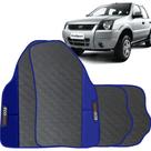 Lindo jogo tapete 4 peças carro automotivo na cor azul ford ecosport 2003 a 2006 todos emborracahdo