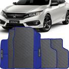 Lindo jogo tapete 4 peças carro automotivo na cor azul honda civic 2015 a 2021 todos emborracahdo e