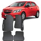 Lindo jogo tapete 4 peças carro automotivo na cor preta chevrolet onix 2013 a 2016 todos emborraca