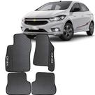 Lindo jogo tapete 4 peças carro automotivo na cor preto chevrolet onix 2017 a 2022 todos emborracah