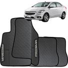 Lindo jogo tapete 4 peças carro automotivo na cor preto chevrolet prisma 2016 a 2018 todos emborrac
