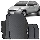 Lindo jogo tapete 4 peças carro automotivo na cor preto ford ka 1996 a 2007 todos emborracahdo ecol
