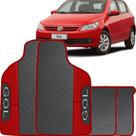 Lindo jogo tapete 4 peças carro automotivo na cor vermelho volkswagen gol g5 2008 a 2012 todos embo Lindo jogo tapete 4 peças carro automotivo na cor vermelho volkswagen gol g5 2008 a 2012 todos embo