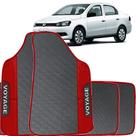 Lindo jogo tapete 4 peças carro automotivo na cor vermelho volkswagen voyage g6 g7 2013 a 2019 todo