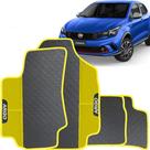 Lindo jogo tapete carro automotivo amarelo fiat argo 2017 a 2022 todos emborracahdo ecologico