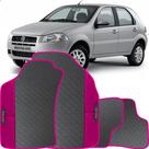 Lindo jogo tapete carro automotivo rosa fiat palio g3 2008 a 2013 todos emborracahdo ecologico