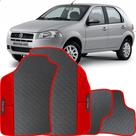 Lindo jogo tapete carro automotivo vermelho fiat palio g3 2008 a 2013 todos emborracahdo ecologico