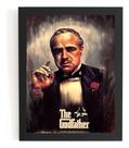 Lindo Quadro Arte Don Corleone Godfather Unica 44x33cm Lindo Quadro Arte Don Corleone Godfather Unica 44x33cm