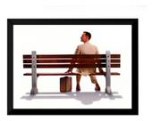 Lindo Quadro Decorativo Filme Forrest Gump Sem Texto 42x29cm