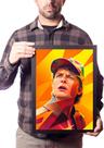 Lindo Quadro Marty Macfly De Volta Para O Futuro