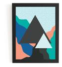 Lindo Quadro Piramides E Psicodelia Geometrica 44x32cm Lindo Quadro Piramides E Psicodelia Geometrica 44x32cm