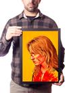 Lindo Quadro Retrato Mamba Negra Kill Bill