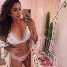 Lingerie basic branca - calcinha semi fio e sutiã sem bojo