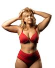 Lingerie básica feminina conjunto calcinha e sutiã bojo triangular