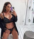 Lingerie dani preta - calcinha semi fio e sutiã com aro - tamanho g