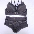 Lingerie Plus Size Renda Sexy Calcinha Hot Pant Cintura Alta