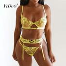 lingerie renda amarela