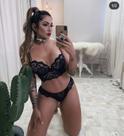 Lingerie teodora preta calcinha semi fio sutiã com bojo cor - preta tamanho g
