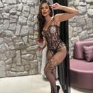 Lingerie Transparente Meia Arrastão Corpo Inteiro Desenhada