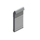 Lingueta Alumiconte para Fecho Concha 30mm Reta FEC250