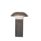 Lingueta para Fecho Concha 38mm Inversa Inox Gold TRA011 Udinese
