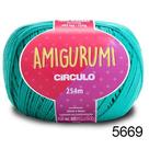 LINHA AMIGURUMI 125 G COR 5669 TIFFANY - Fio de Algodão Mercerizado