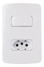 Linha B3 Conj 42 Interruptor Simples 10a 250v + Tomada 20a