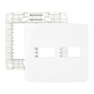 Linha B3 Conj 44 Placa p/ 2 Módulos Horizontais