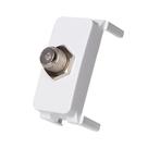 Linha B3 Tomada Tv Coaxial 75 OHMS Branco