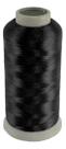 Linha Bordar 100% Poliéster 120g Cone 4000m Cor Branca Preta