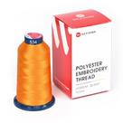 Linha de Bordado Poolin 40WT Poliéster 4000M Laranja Linha de Bordado Poolin 40WT Poliéster 4000M Laranja