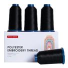 Linha de bordar Poolin 4 rolos 4000 m 40WT poliéster Linha de bordar Poolin 4 rolos 4000 m 40WT poliéster
