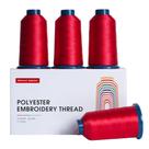 Linha de bordar Poolin 40WT poliéster 4000 m, 4 rolos Linha de bordar Poolin 40WT poliéster 4000 m, 4 rolos