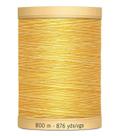 Linha de costura de algodão 800 m, espessura 50, amarelo nascer do sol
