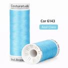 Linha de Costura Máquina e Manual Costuratex UND c/100m TEX 25 100% Poliéster - Varias Cores Cor:Azul Claro 6143 Linha de Costura Máquina e Manual Costuratex UND c/100m TEX 25 100% Poliéster - Varias Cores Cor:Azul Claro 6143