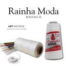 Linha de Crochê Grossa Branco 350 TEX Rainha Moda 457m Artesanato Tricô Bordado Costura